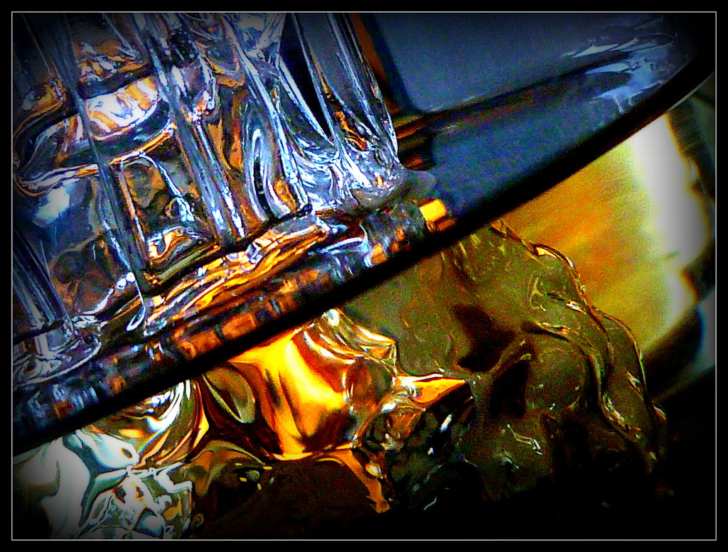 Abstract of Glass and Tequila by calm