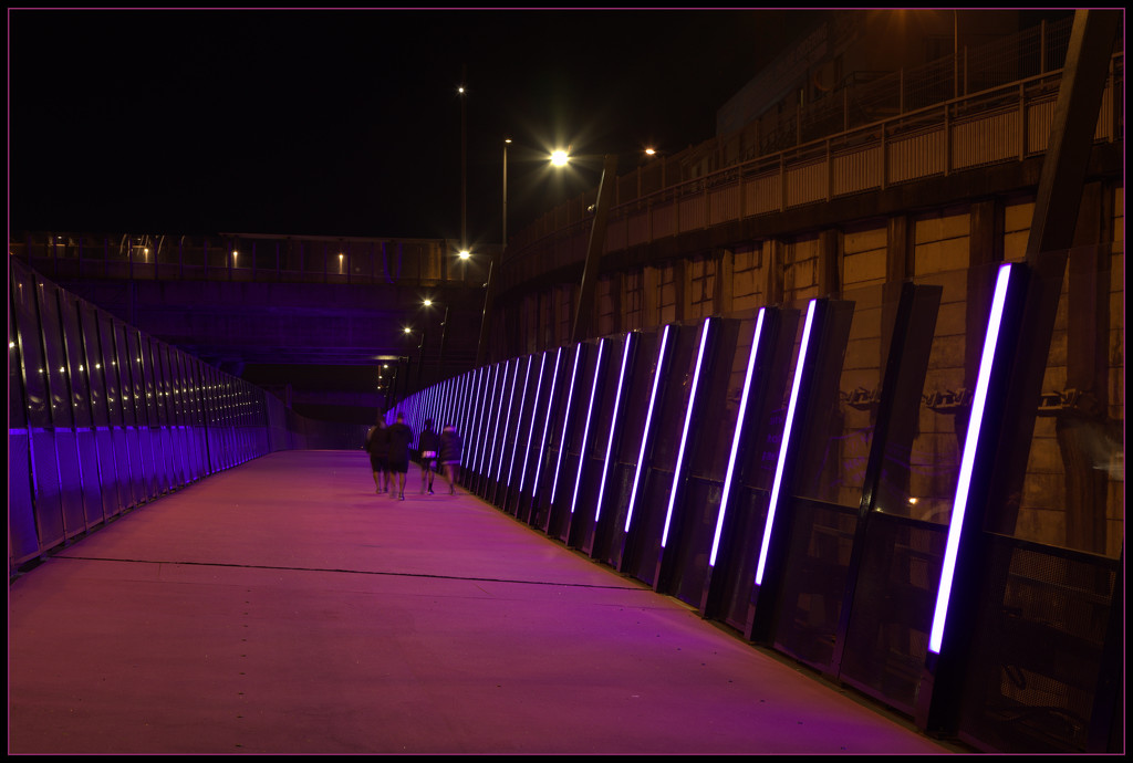 The pink cycleway by dide