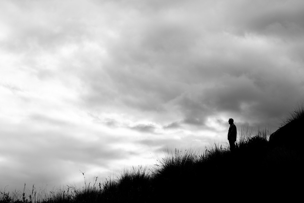 Man on a hill by bella_ss