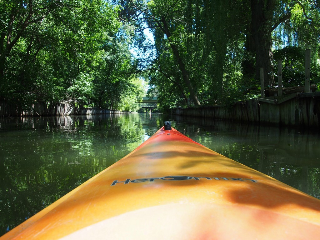 kayaking... by earthbeone