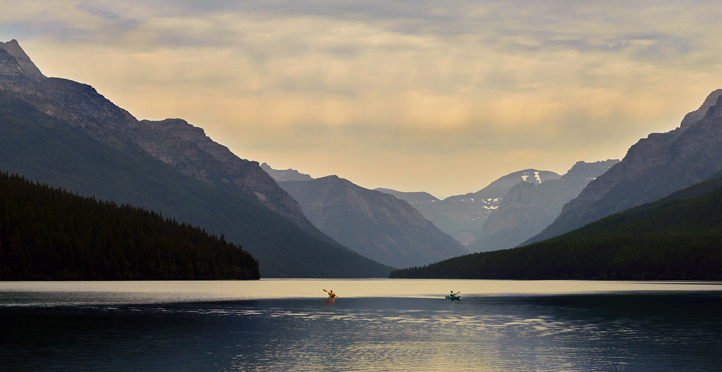 Bowman Lake Kayaks Remake  by jgpittenger