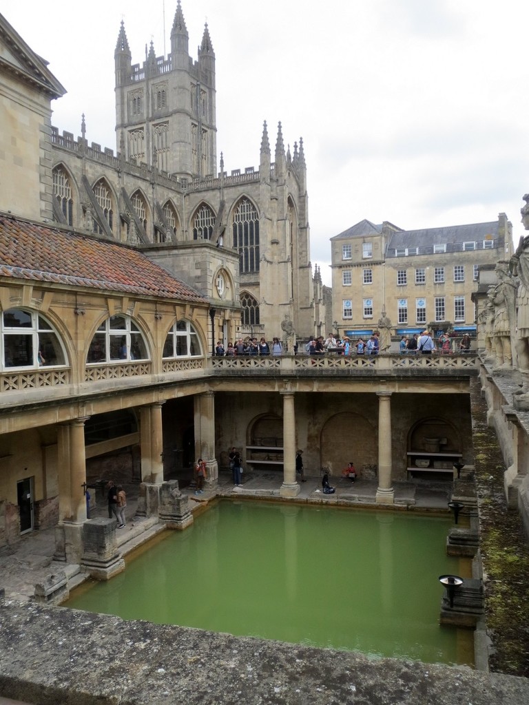 Bath Abbey from the Roman Baths by foxes37