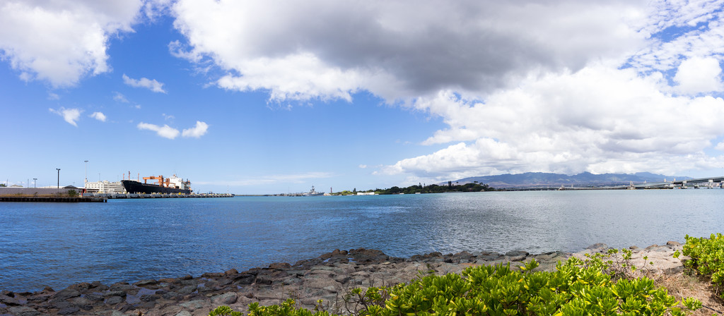 Hawaii Revisited: Pearl Harbor Panorama by swchappell