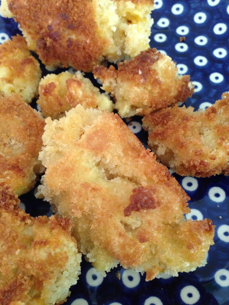 fried macaroni and cheese by wiesnerbeth