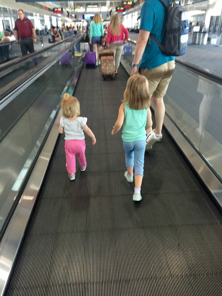 Moving walkways make getting through the airport so much easier by mdoelger
