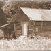 Vintage Log House by homeschoolmom