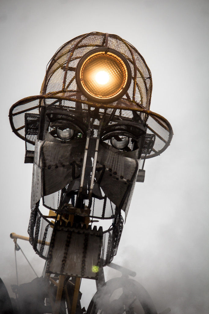 Face to face with the Man Engine by swillinbillyflynn