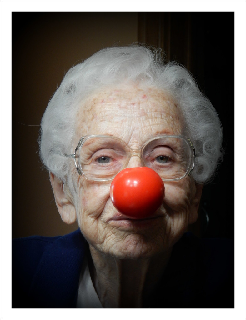 Matriarch of the Red Nose Family by mcsiegle