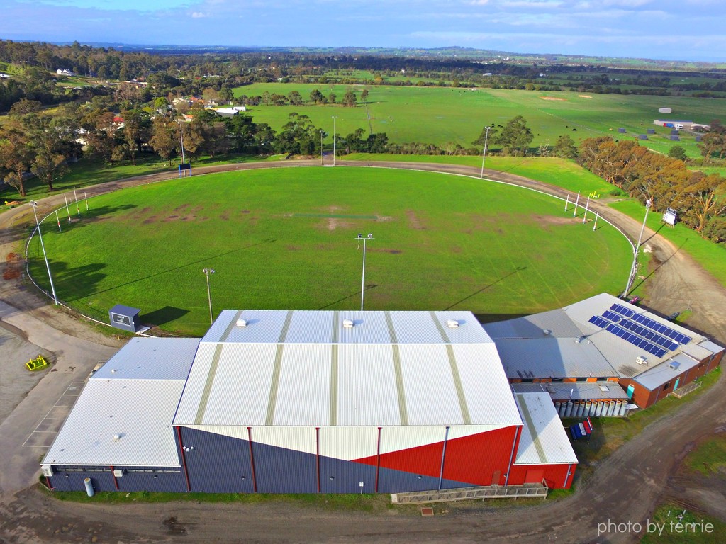 Bunyip footy oval and basketball stadium by teodw