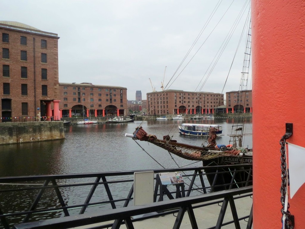 The Albert Dock with The Anglican Cathedral in the Background. by foxes37