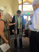 31st Jul 2016 - Inspecting the new stole