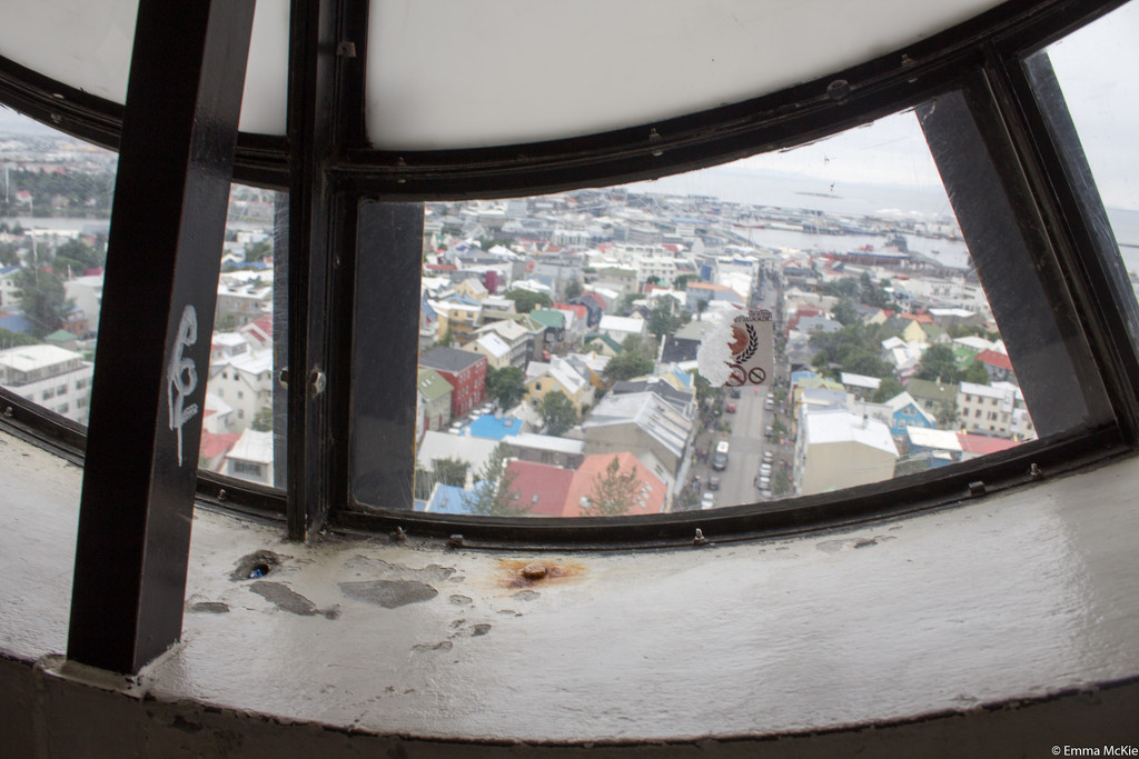 Reykjavik Through the Clock Face by clearday