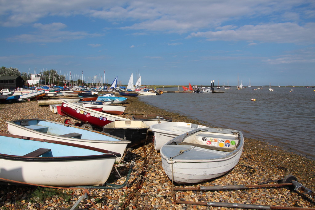 Boats at Orford Ness by busylady
