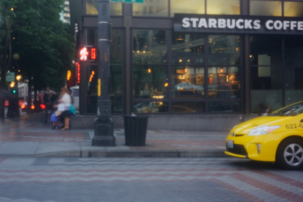 Pinhole-Starbucks At Dusk by seattle
