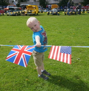 8th Aug 2016 - Connor and flags