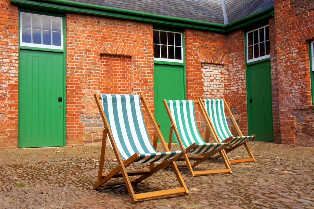 Composition with deckchairs by boxplayer
