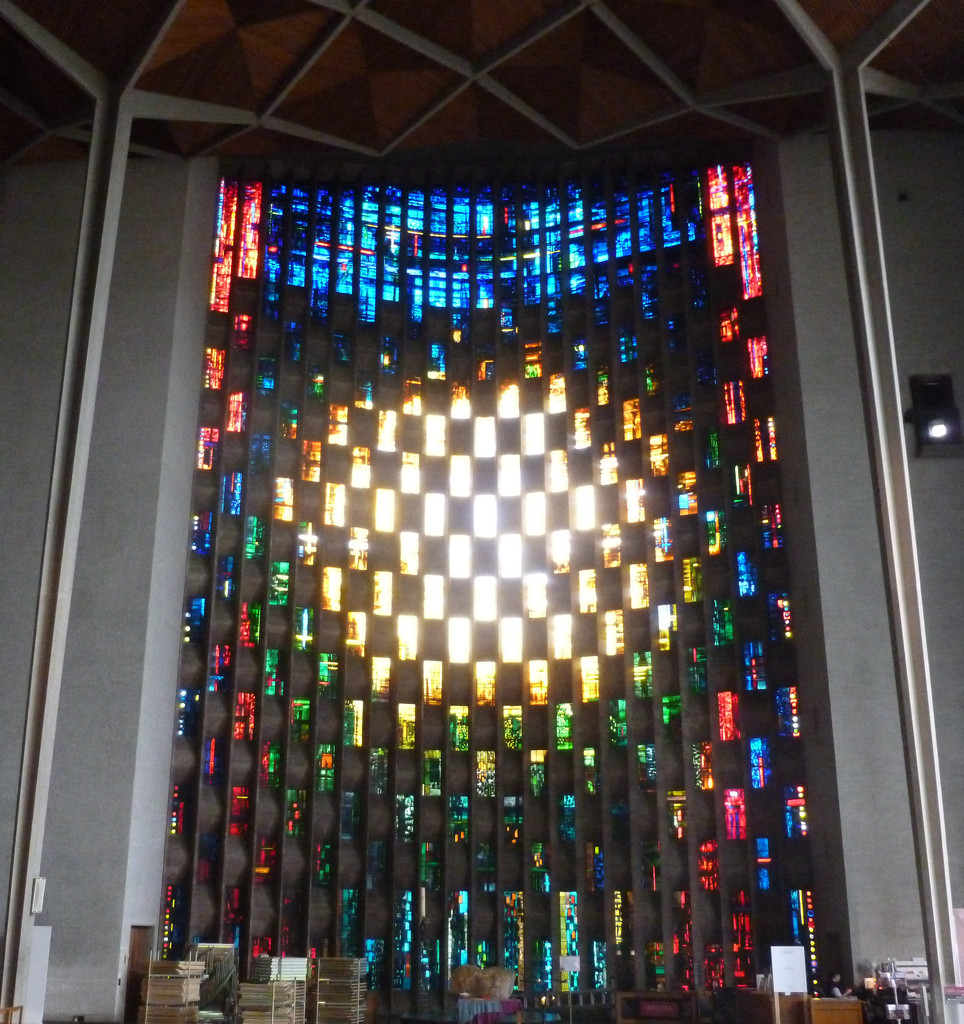 Baptistery window Coventry Cathedral by denidouble