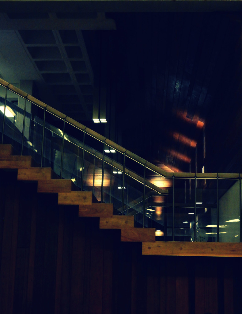 Library Staircase by mcsiegle