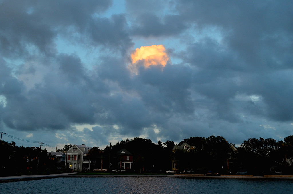 Colonial Lake Park clouds, Charleston, SC by congaree
