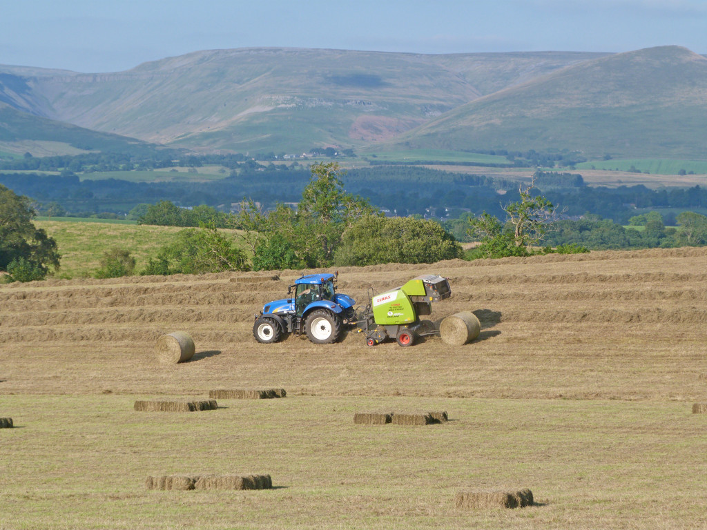 Bailing hay by shirleybankfarm