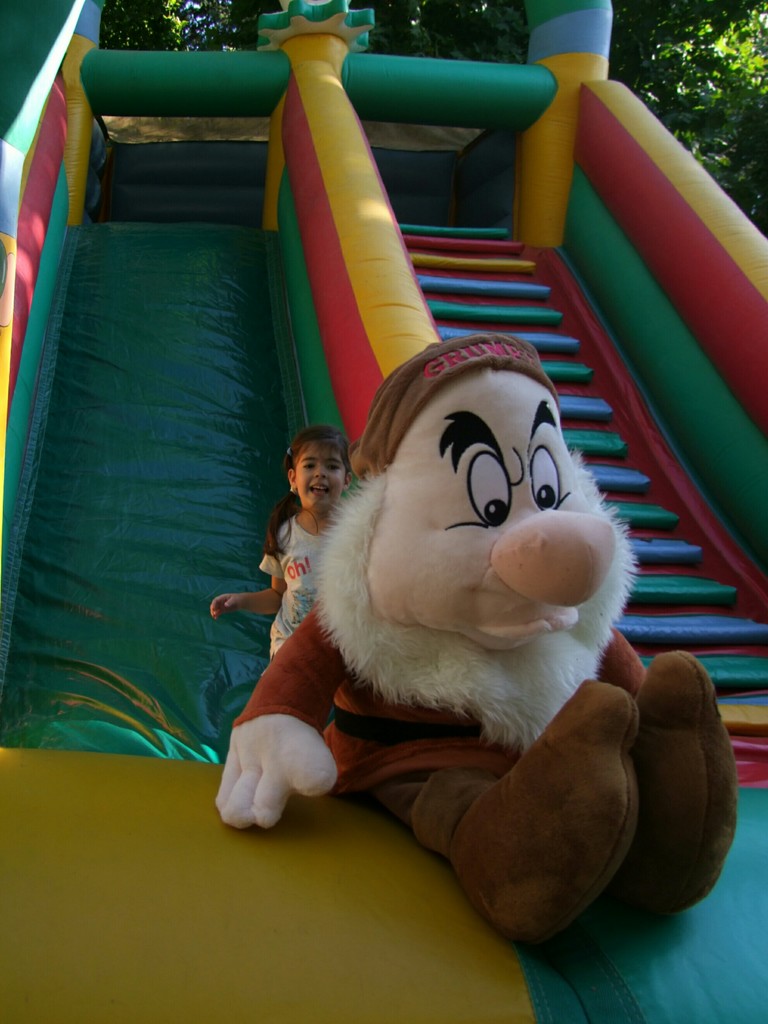 Grumpy and the inflatable slide... by frappa77