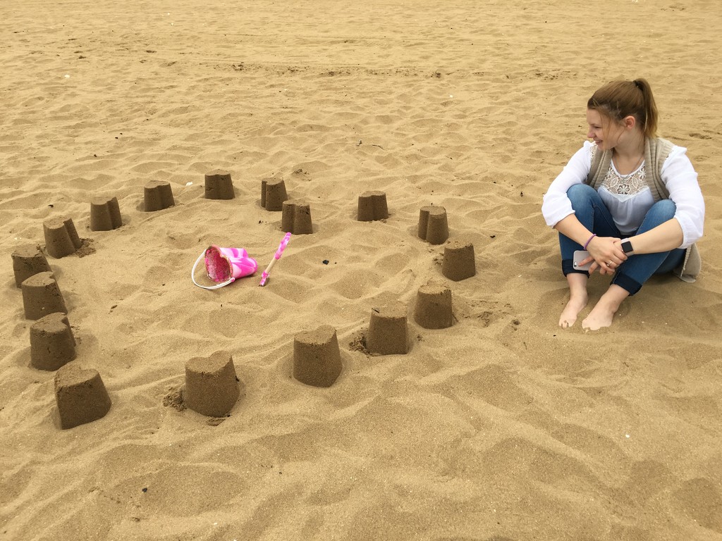 Just love building sand castles! by bizziebeeme
