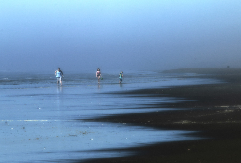 Beach walkers by nanderson