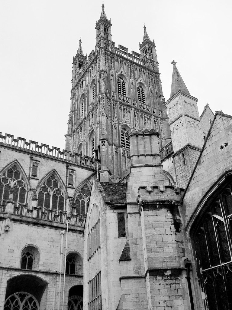 Rear of Gloucester Cathedral by flowerfairyann