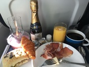 23rd Aug 2016 - Champagne breakfast on the plane 