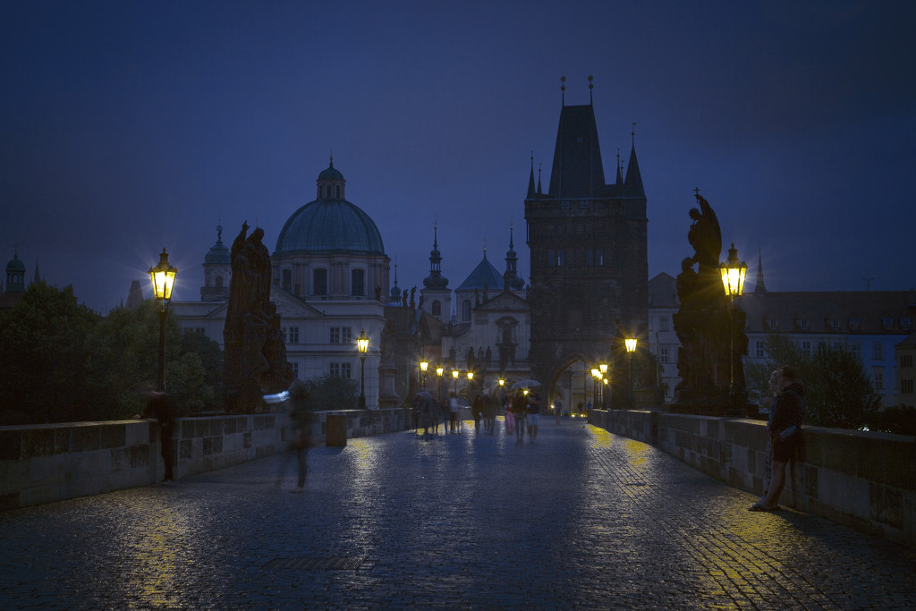 Day 234, Year 4 - Grey Morning On The Charles Bridge by stevecameras