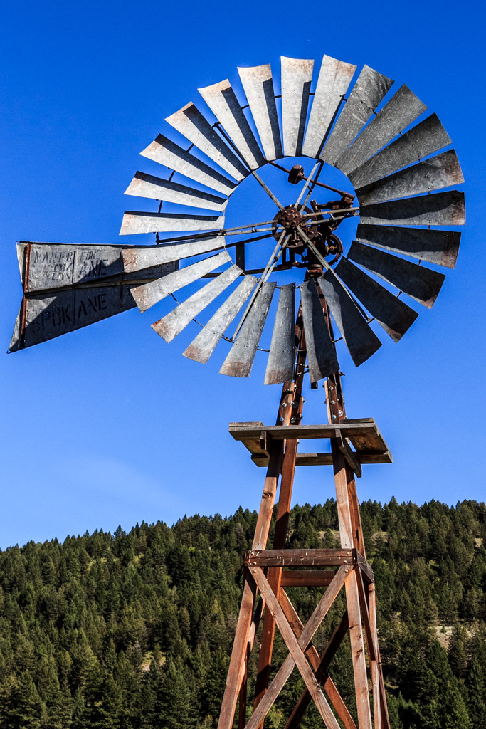 Windmill in Molson WA by clay88