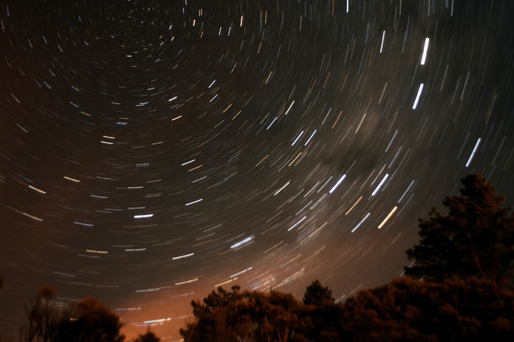 first star trail by kali66