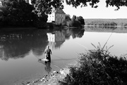 25th Aug 2016 - OCOLOY Day 238: Fishing in front of the Abbey