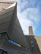 24th Aug 2016 - Tate modern new annex and old chimney