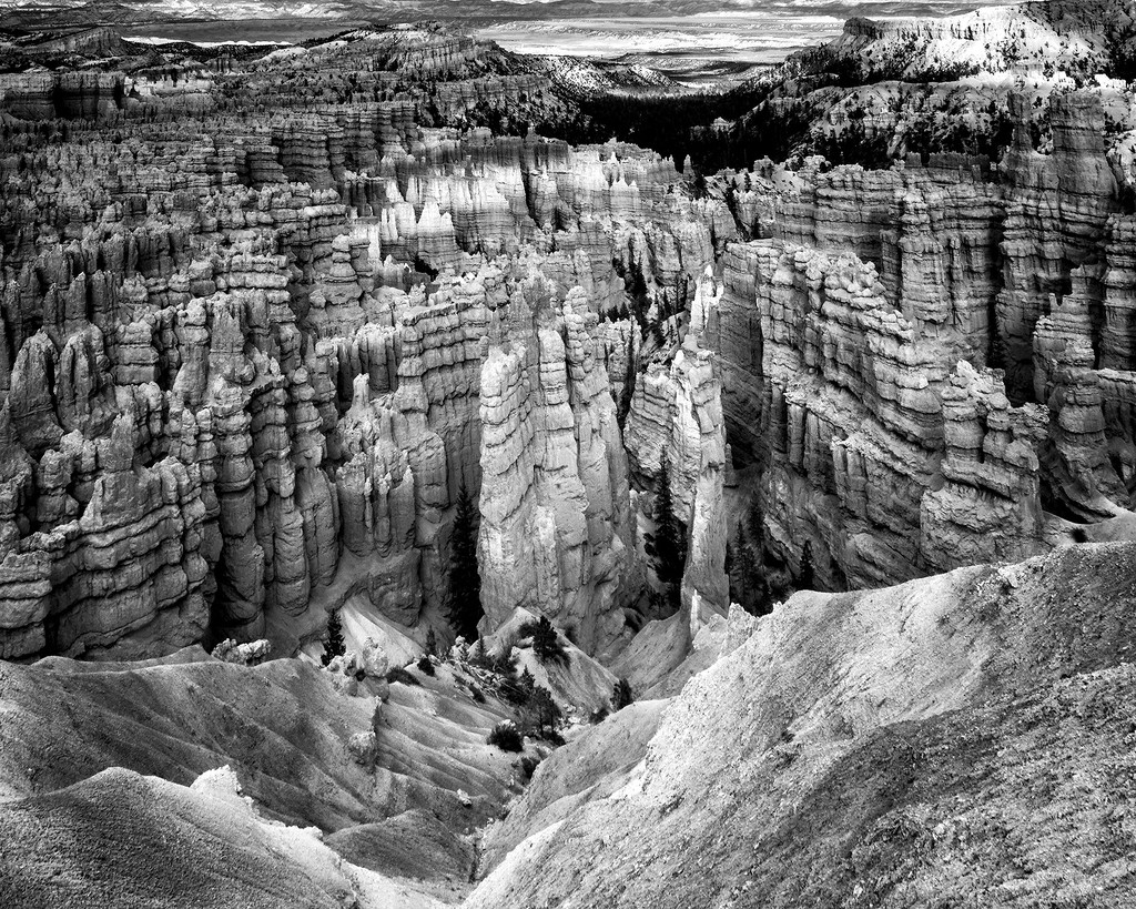 Bryce Canyon Black and White  by jgpittenger