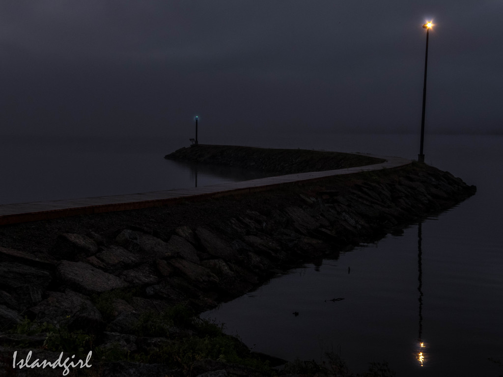 Jetty in the Fog by radiogirl