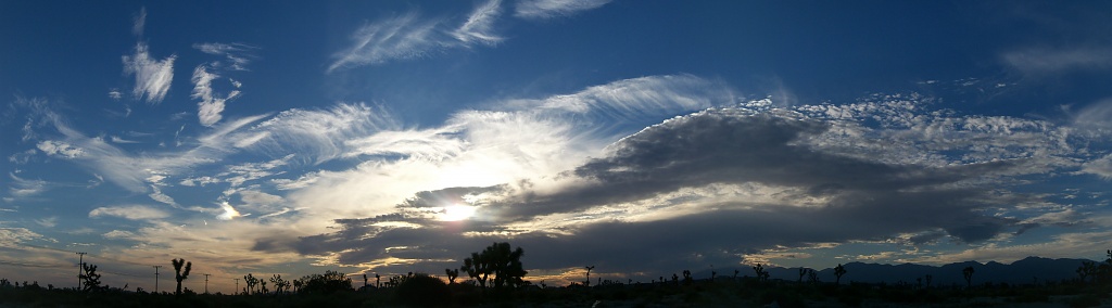 Desert morning Clouds by jnadonza