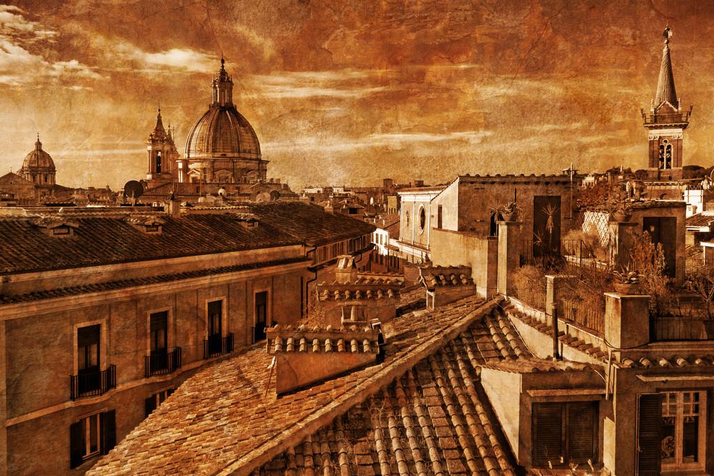 Roman Rooftops by helenw2