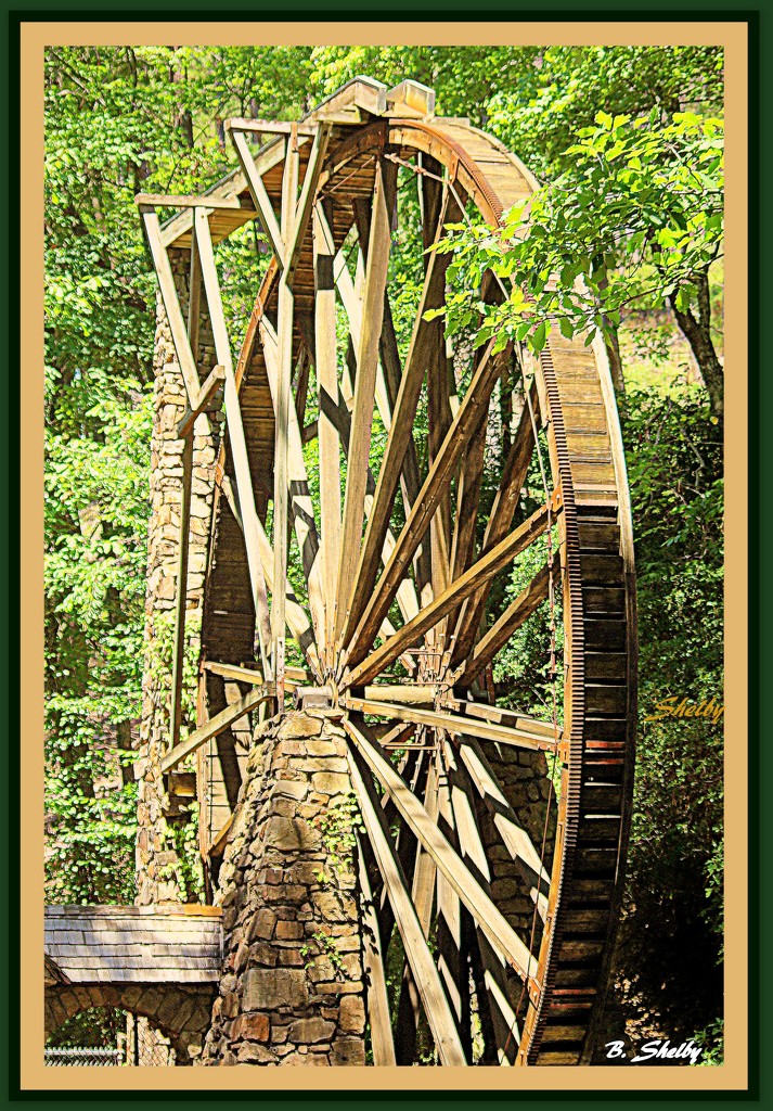 Big Mill Wheel by vernabeth