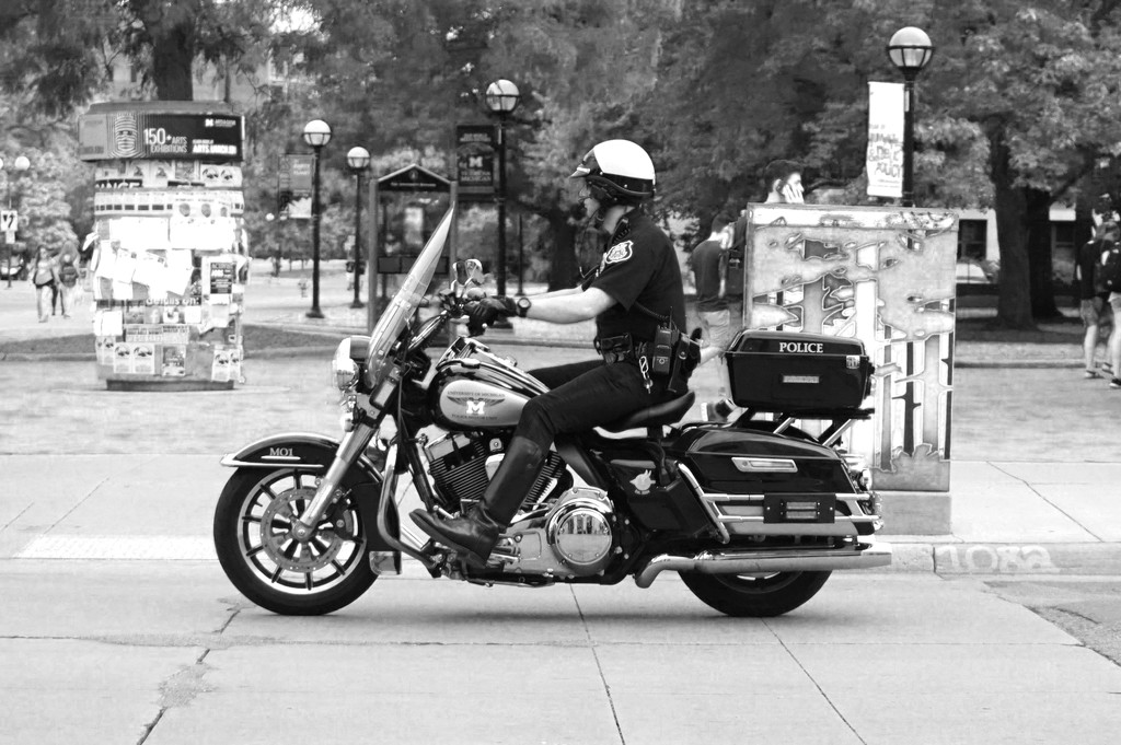 Campus Police... with M for Michigan  by vera365