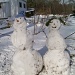 Mr. and Mrs. Snowman by julie