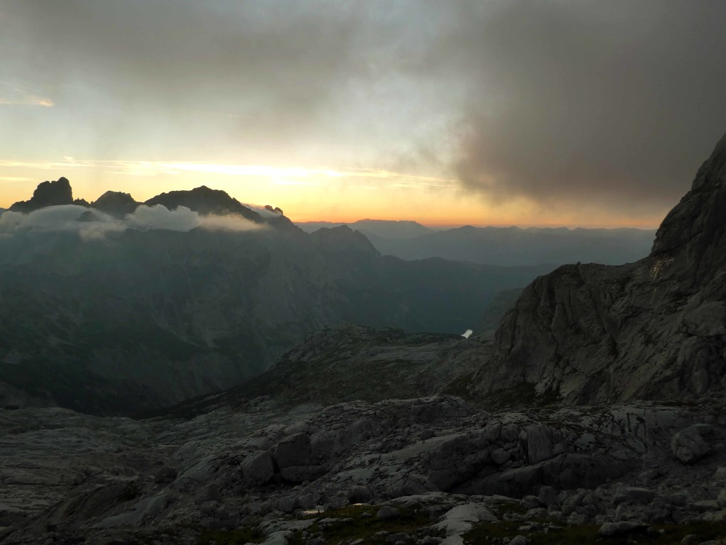 Sunset on the Dachstein by cmp