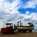 Boat on Weybourne beach by jeff