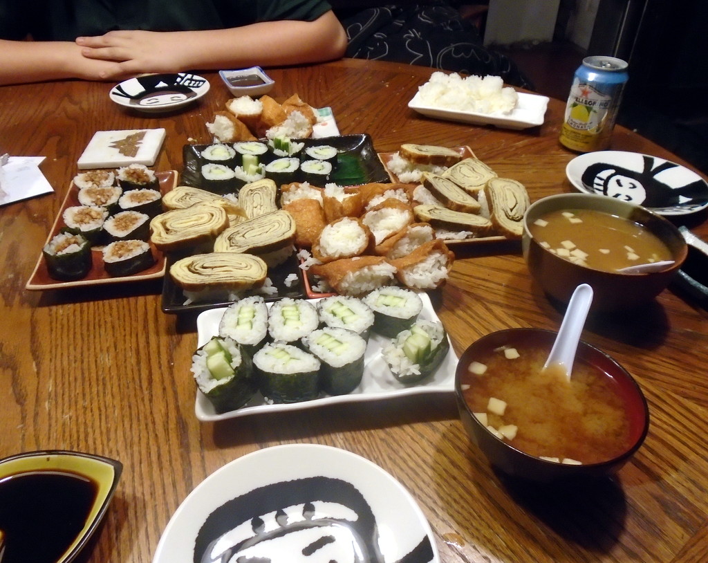 Sushi Night by happysorceress