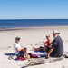 Duxbury Beach picnic by berelaxed