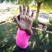 Talk to the Hand (or, Fun With a Fisheye) by cjoye