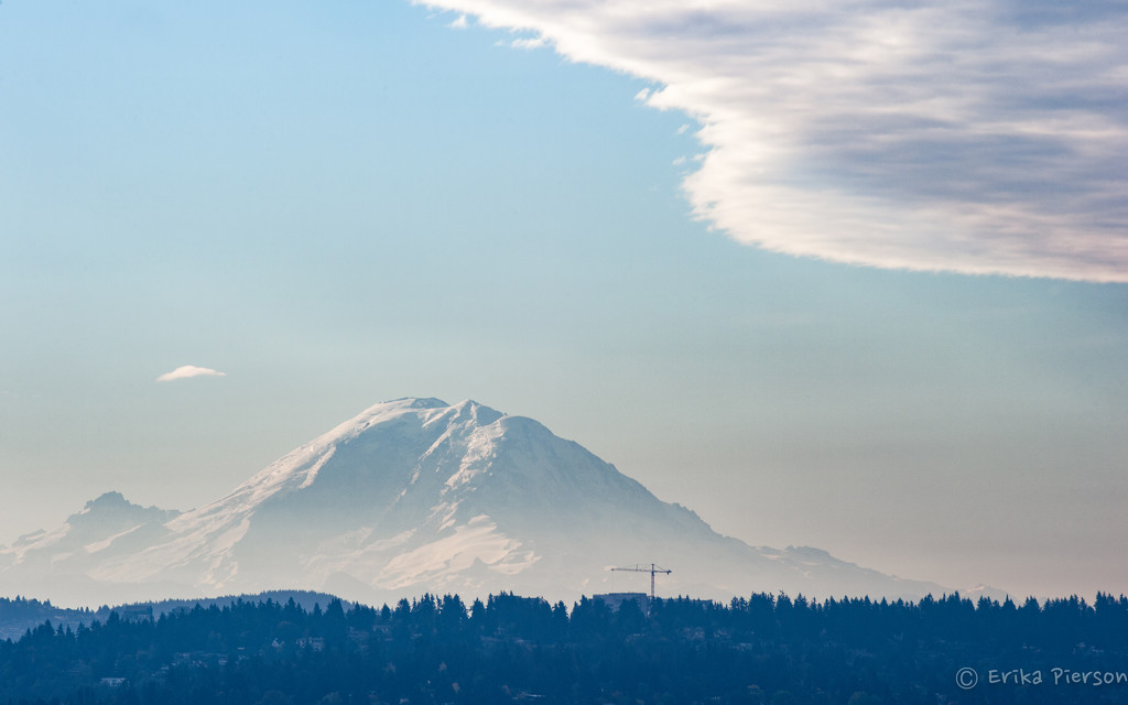Cool Clouds over Rainier  by epcello