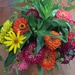 Bouquet of Zinnias by congaree