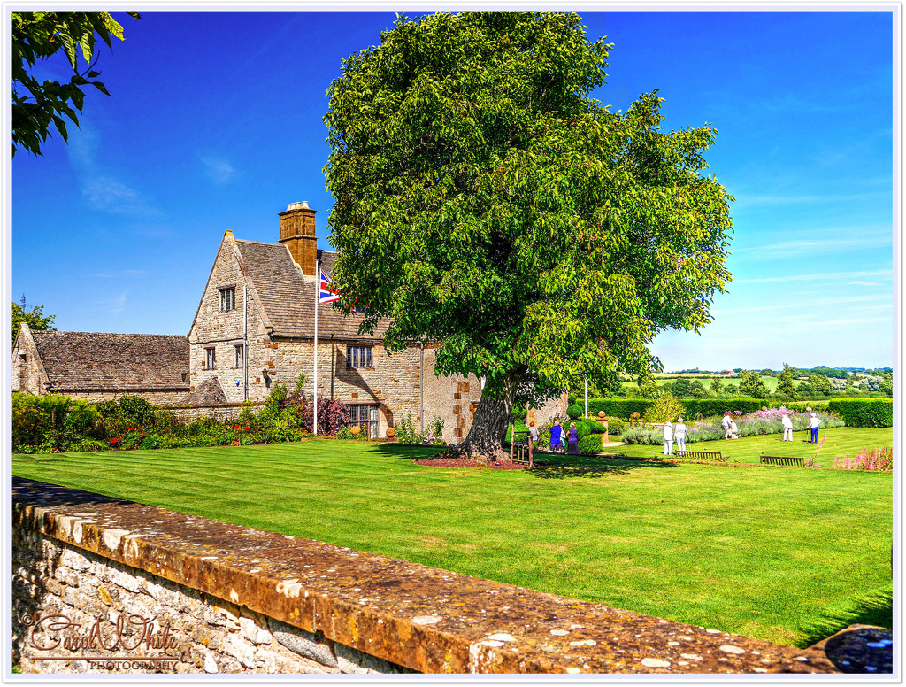Croquet On The Lawn At Sulgrave Manor by carolmw