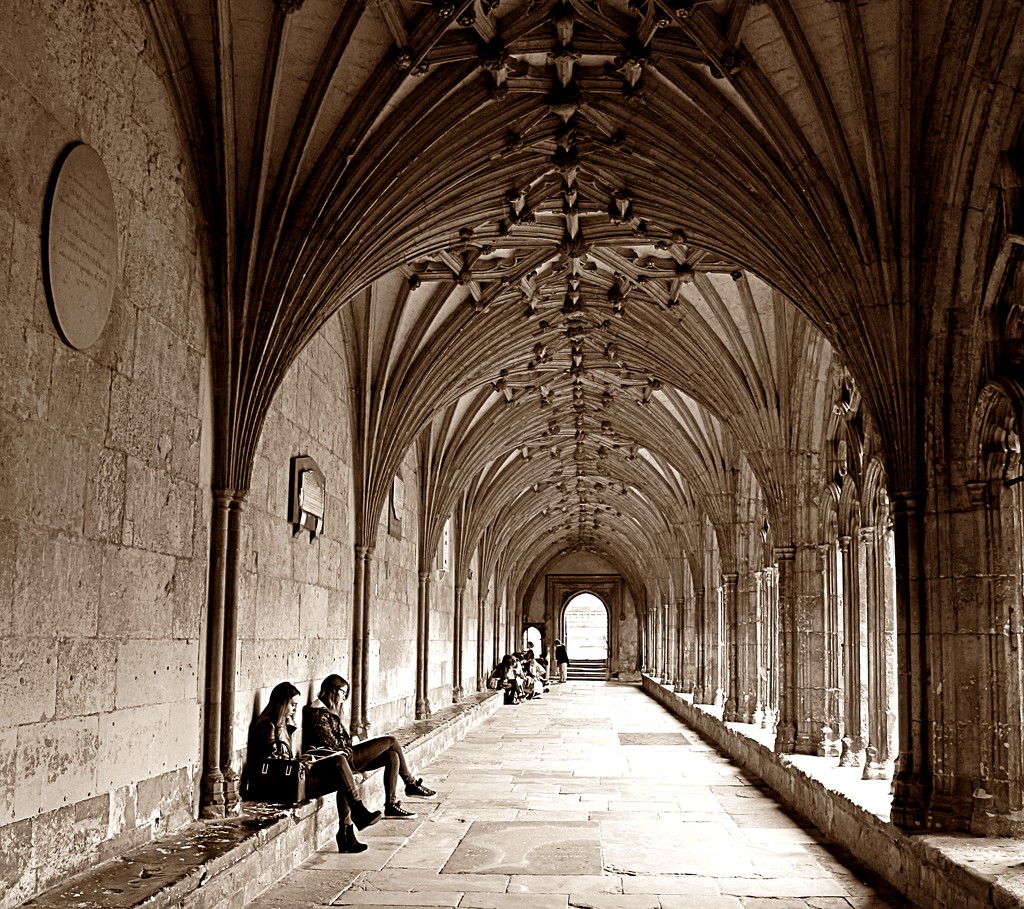 Canterbury cloisters by kiwinanna